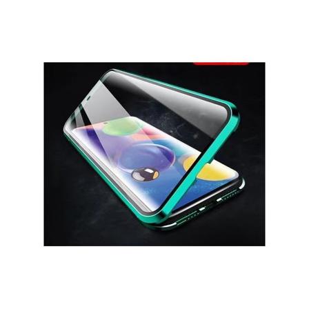 Genomskinligt Galaxy S21 Magnetiskt Skal Med Fullskydd Silver