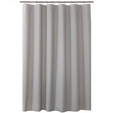 Badrum liten duschdraperifoder, 79 cm bred x 180 cm hög smal storlek, smal vertikal enkel duschdraperi, vattentätt halvt duschdraperi