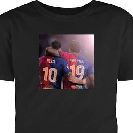 Barn T-skjorte Lamine Yamal VS Messi