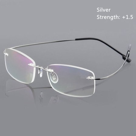 Läsglasögon Spectacle memory Titan SILVER STYRKA-150 silver Styrka-150