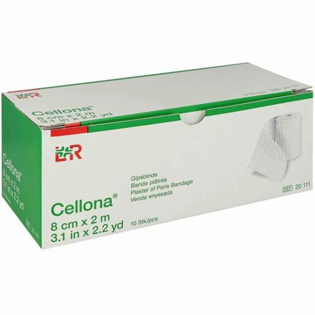 Cellona gipsbind klinikk 8cm x 2m 10 stk