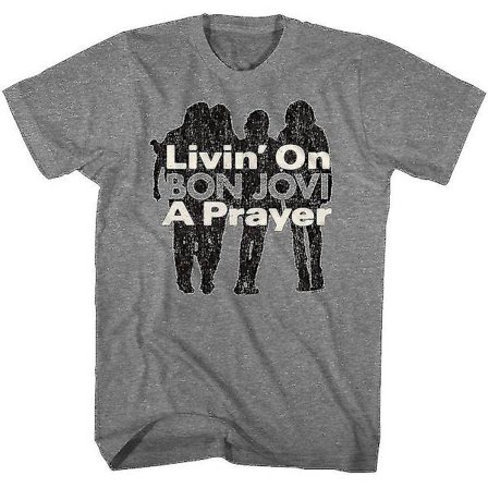 Bon Jovi Livin On A Prayer T-skjorte Klær