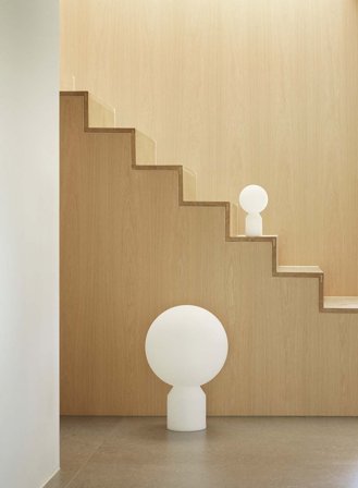 Yo oppladbar bordlampe large H60 - hvit