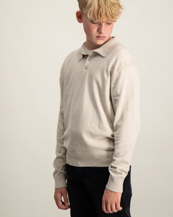 Grunt Aske Knit Grön Tröjor Kille - Kids Brand Store