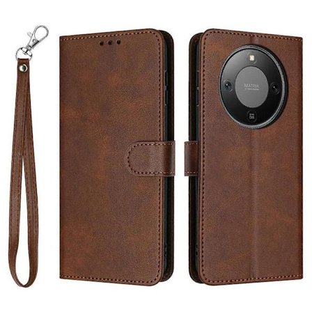 Honor Magic8 Lite 5G/X9d 5G/X70 5G Lompakkokotelo Käännettävä Jalusta Vasikannahka PU-nahkainen Puhelinkotelo wi