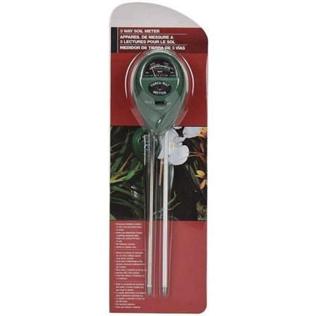 TG Jordmätare med Tre Funktioner Grön