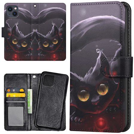 iPhone 13 - Mobilcover/Etui Cover Sort Kat