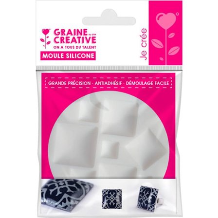 Siliconform (mini) Fyrkantig Cabochon