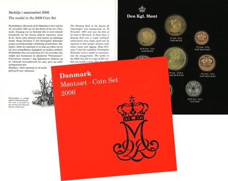 Danmark 2006 - Kgl. møntsæt - 2. sortering