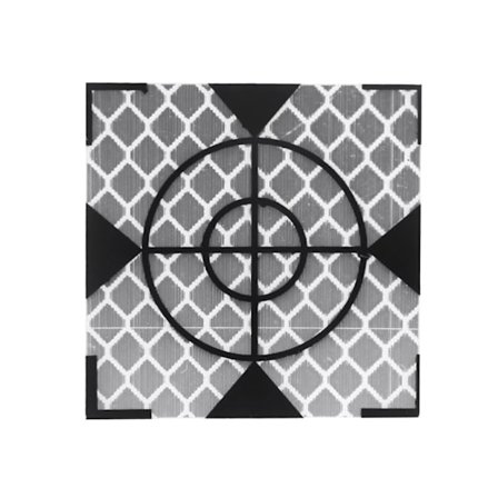 Total Station Reflekterende Tape 40X40Mm/1,57x1,57" Reflekterende Prisme Sheet Reflector Target Total Station Reflekterende Tape