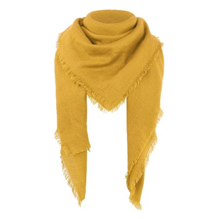 Tørklæde til kvinder, blødt varmt vintertørklæde med kvastdetaljer, hyggeligt tæppe-sjal til efterårs- og vintermode, tilbehør til koldt vejr