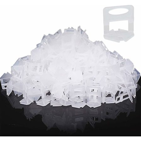 100 Pakk Flis Nivelleringshjelp Nivelleringsfaner 3mm Trekkestrimler Fugebredde