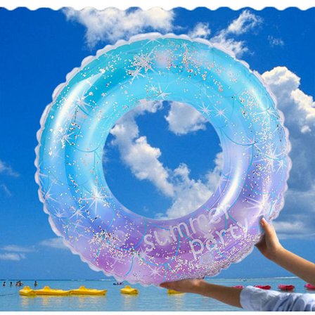 Simring, uppblåsbara poolflottörer, flytande bollleksaker för vuxna och barn, sommarpool strandleksaker, poolpartydekorationer, flytande simm