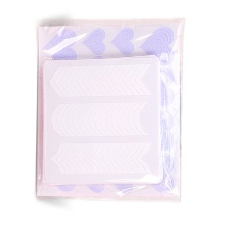 Fransk Manikyr Strips Nagelformer Kantlinje Guider Klistermärke DIY Nagelkonst Tips