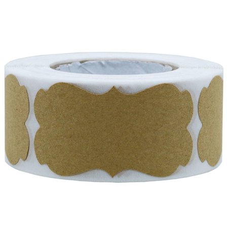 Naturlige Kraft Klistermærker 300 stk. Rulle Papirvarer Etiketter til Kuverter Gaver Bryllupper