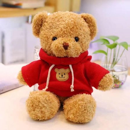 30 cm håndlavet bamse Plys legetøjsgaver Skiftetøj