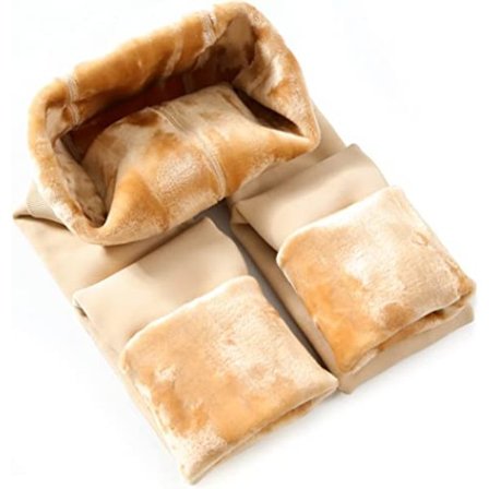 Kvinners vintervarme fleeceforede leggings - tykk fløyel Tig