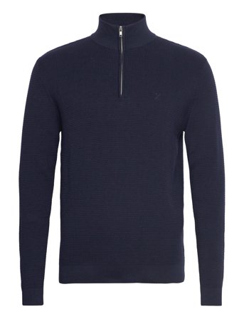 Oscar Half-Zip Knit Navy Clean Cut Copenhagen
