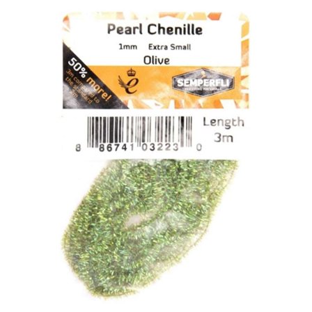 Semperfli Pearl Chenille 1mm - Olive