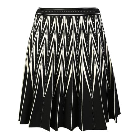 Alexander McQueen, monochromatic knit mini skirt Czarny, Kobieta, Rozmiar: S