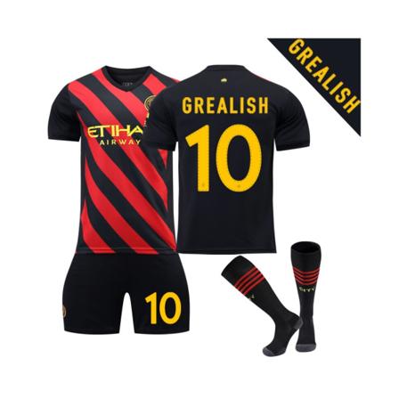 (Manchester City Away #10 Grealish Champions League Set XS(155-165CM)
