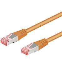 Goobay CAT 6-0025 S/FTP PIMF ORANGE 0.25m