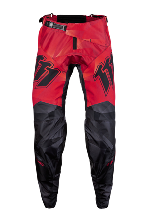 Pantaloni Motocross 111Racing 111.1 Razor Roșu infernal 34
