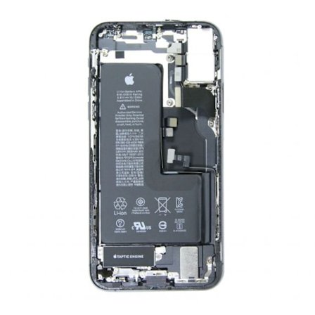 iPhone XS Baksida Med Komplett Ram med Kamera & Batteri - Svart