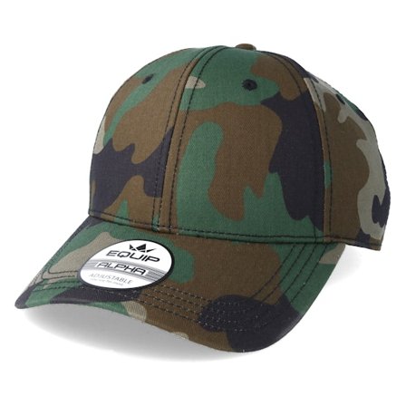 Equip - Camo adjustable Kšiltovka - Alpha Camo Adjustable @ Hatstore