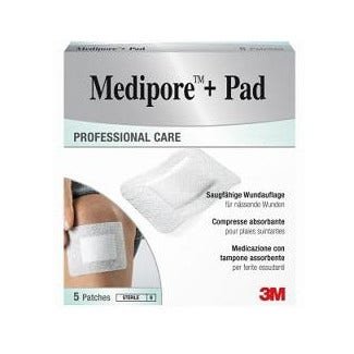 Medipore+Pad Medicazione 10x20cm 5 Pezzi
