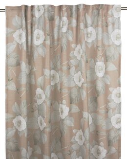 Yhdistelmänauhaverho kukallinen Elvira 2/pak Roosa