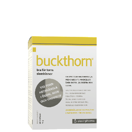 Mikronæringsstoffer Elexir Pharma Havtorn ekstrakt 60 kapsler - Bodyman.dk