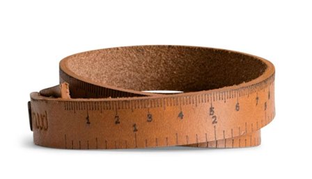 Muud Fibi Armbånd-målebånd skinn whisky