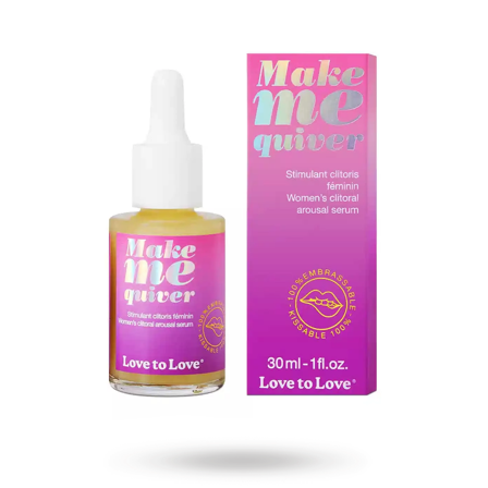 MAKE ME QUIVER - WOMEN'S CLITORAL AROUSAL SERUM 30ML - Vuxen.fi - Liukuvoiteet - Vuxen.fi - Parempaa seksiä naiselle & miehelle - Love to Love
