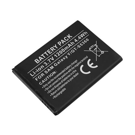 Batteri til Samsung Galaxy Y GT-S5360 Li-ion 3,7V 1200mAh 4,4Wh