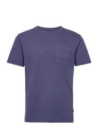 Outwashed Pocket Tee T-shirts Short-sleeved Blå Sebago