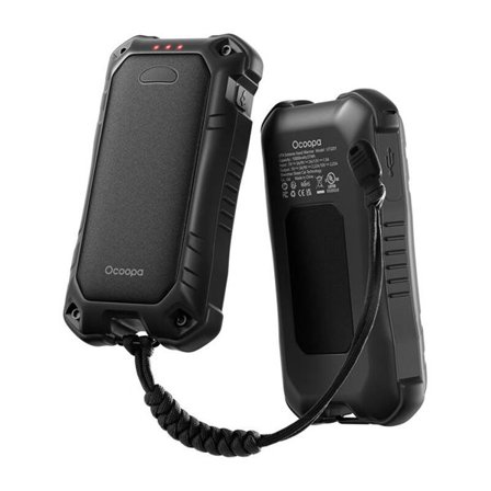 Ocoopa UT4 Extreme 2x5000 mAh handvärmare med powerbankfunktion, USB-C, svart