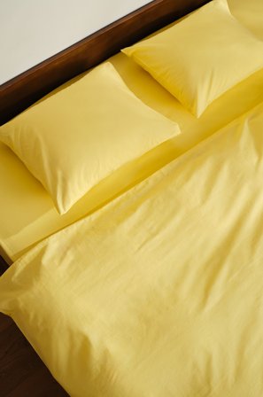 Jotex - Dynetrekksett Dobbeltseng Økologisk Sitrongul - ZACK - Kjøp Dobbeltseng hos Jotex