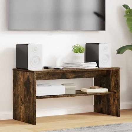 TV-möbel - Hi-fi-möbel Vidaxl TV-möbel Rök-ek 80 x 35 x 40 cm Ingenjörsträ