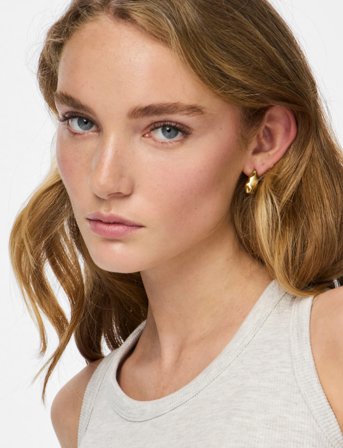 Pieces Pcditte Earrings Box Wp - Gold - ONE SIZE