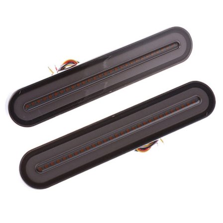 2 STK Stopp bak bak bremselys LED-indikator baklys sving