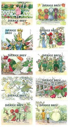 Sverige - Elsa Beskows have - Postfrisk hæfte
