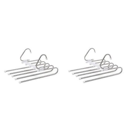 2-pak Buksebøjler Metal Rustfrit Stål Stativ Til Tørklæde Bukser