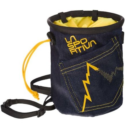La Sportiva Jeans Chalk Bag Men Mountaineering equipment Blue OneSize