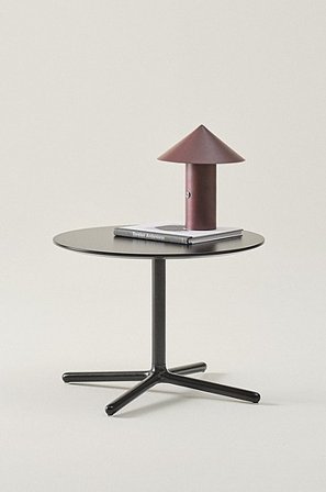 Jotex - Soffbord ø 60 Cm Aluminium - MDF Svart WALTON - Köp Soffbord hos Jotex