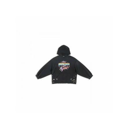 Balenciaga Hoodie Sort, Dame