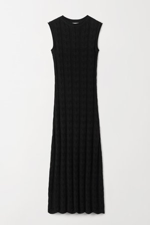 Soft Goat - Crochet Dress - Cashmere dress - M - Black