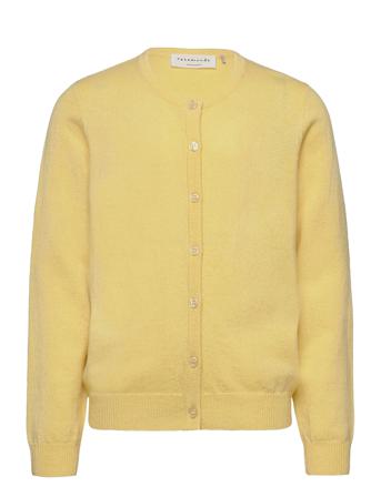 Cardigan Ls Neuletakki Keltainen Rosemunde Kids