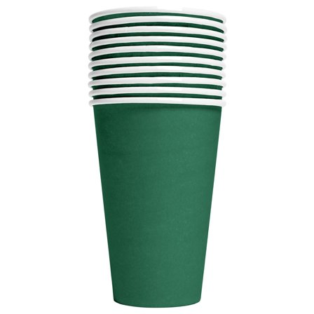Pappersmuggar Mörkgrön 35 cl 10-pack