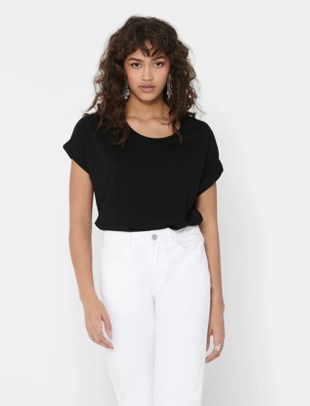 ONLY Onlmoster S/S O-Neck Top Noos Jrs - Black - XL